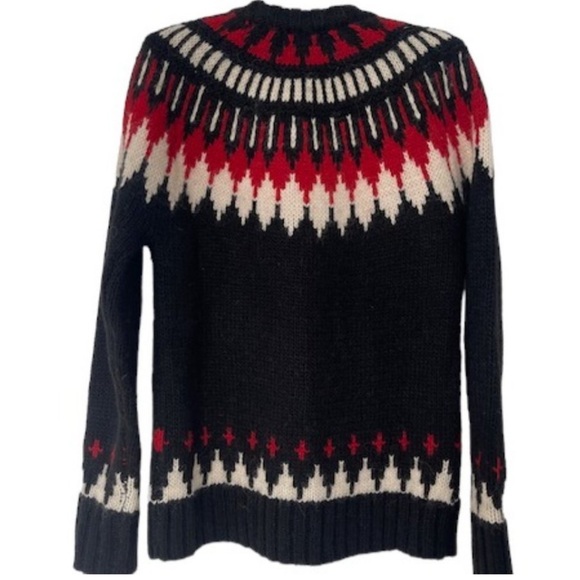 Polo Ralph Lauren Cozy Knit Fair Isle Alpaca Wool Multi Color XS - Picture 7 of 8